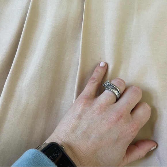 Vintage Champagne Ribbon Dress Fit and Flair Volup - Picture 14 of 14